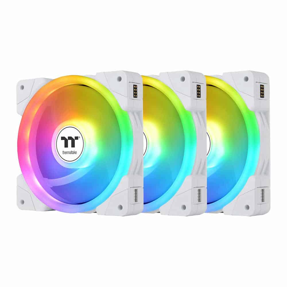 Thermaltake SWAFAN EX12 ARGB Sync TT Premium Edition White Fan 3 Pack